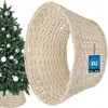 Image de KOTARBAU® Sapin de Noël Rock en osier Ø 45 cm blanchi Support pour sapin de Noël en rotin naturel Panier pour sapin de Noël