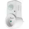 Image de Détecteur de mouvement PIR pour prise blanc 9 mètres de portée max 300W Ecolight EC20343