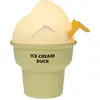 Image de Lampe de chevet enfant glaçon jaune + câble USB touch 1W MW20543