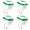 Image de NOUS A7Z : lot de 4 prises intelligentes ZigBee 3680 W/16 A avec fonction de mesure