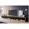 Image de Meuble TV CALIBURI 300   chêne wotan / noir brillant