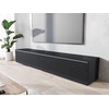 Image de Meuble TV CERIEE 180   noir graphite / motif vague