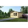 Image de Abri de jardin en bois - 16m2 - 4x4m - Ep. 28mm - Couleur: naturel - DOM130 - ALTANKA
