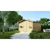 Image de Abri de jardin en bois - 16m2 - 4x4m - Ep. 28mm - Couleur: naturel - DOM149 - ALTANKA