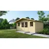 Image de Abri de jardin en bois - 19.2m2 - 4.8x4m - Ep. 40mm - Couleur: naturel - DOM370 - ALTANKA
