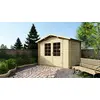 Image de Abri de jardin en bois - 6m2 - 3x2m - Ep. 28mm - Couleur: naturel - DOM420 - ALTANKA