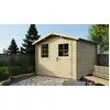 Image de Abri de jardin en bois - 7.5m2 - 3x2.5m - Ep. 28mm - Couleur: naturel - DOM469 - ALTANKA