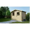 Image de Abri de jardin en bois - 6m2 - 3x2m - Ep. 28mm - Couleur: naturel - DOM472 - ALTANKA