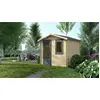 Image de Abri de jardin en bois - 7.5m2 - 3x2.5m - Ep. 28mm - Couleur: naturel - DOM755 - ALTANKA