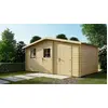 Image de Abri de jardin en bois - 15m2 - 5x3m - Ep. 28mm - Couleur: naturel - DOM578 - ALTANKA