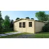 Image de Abri de jardin en bois - 25m2 - 5x5m - Ep. 28mm - Couleur: naturel - DOM591 - ALTANKA