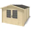 Image de Abri de jardin en bois - 12m2 - 3x4m - Ep. 28mm - Couleur: naturel - DOM661 - ALTANKA
