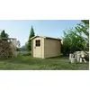 Image de Abri de jardin en bois - 5.7m2 - 1.9x3m - Ep. 28mm - Couleur: naturel - DOM662 - ALTANKA