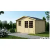 Image de Abri de jardin en bois - 12m2 - 4x3m - Ep. 28mm - Couleur: naturel - DOM710 - ALTANKA