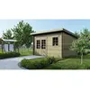 Image de Abri de jardin en bois - 16m2 - 4x4m - Traité - Ep. 40mm - Couleur: vert - DOM716 - ALTANKA