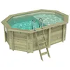 Image de Piscine En Bois Nemo 4.3 X 3 - H.1.31 M Avec Plage, Sable, Cadre En Métal - Sans Dalle