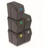 Image de Lot de 5 poubelles SORTIBOX I pierre grise, volume 5x20L
