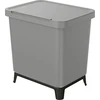 Image de Poubelle SYSTEMA gris clair, volume 2x10l