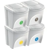 Image de Poubelle 25 l sortibox set4 pcs. Cendres