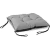 Image de Coussin de jardin 42x42 cm pour chaise étanche gris