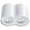Image de Plafonnier En Saillie Bord Double Gu10 Orientable - Blanc