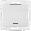 Image de Interrupteur unipolaire LED LOGI blanc Kanlux 25078