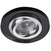 Image de Kanlux - Support Spot Encastrable Rond Fin Orientable Morta Noir