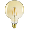 Image de Ampoule Led Globe G125   Ambre   7w   E27   Blanc Chaud   Verre Décoratif