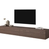 Image de Selsey BISIRA Meuble TV 200 cm brun noyer