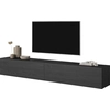 Image de Selsey BISIRA Meuble TV 200 cm frêne noir