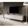Image de Selsey Meuble TV Bemmi - Buffet bas, blanc avec pieds noirs, 150 cm