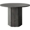 Image de Selsey Hexa - Table de salle à manger ronde 110 cm - Portland Frêne Noir