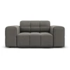 Image de Fauteuil En Velours Gris Clair