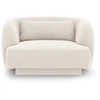 Image de Fauteuil En Velours Beige Clair