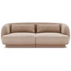 Image de Canapé 2 Places En Velours Beige