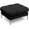 Image de Pouf En Tissu Structurel Noir