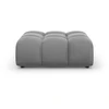 Image de Pouf En Velours Gris Clair