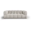 Image de Canapé 3 Places En Velours Beige Clair