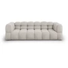 Image de Canapé Modulable 4 Places En Velours Beige Clair
