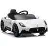 Image de Voiture électrique pour enfants Maserati GT Cabrio Voiture pour enfants blanche