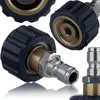 Image de Rosfix Raccord Rapide pour Nettoyeurs Haute Pression   M22x1,5 mm, Diamètre de l'axe 14 mm | Compatibilité Universelle: Macallister, Maltec
