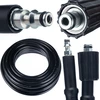 Image de Rosfix Tuyau Haute Pression 10 m   Pièce de Rechange pour Nettoyeurs Haute Pression Lavor Army, Cruiser, Galaxy | M22, Raccord Rapide, 200 Bars, Nylon