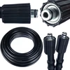 Image de Rosfix Tuyau Haute Pression 15 m M22-M22, Tige de 14 mm pour Nettoyeurs Haute Pression Kärcher