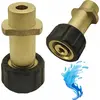 Image de Rosfix Adaptateur pour Nettoyeurs Haute Pression Kärcher K Vers M22*1,5 14 mm (Laiton)