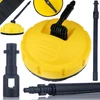 Image de Rosfix Brosse de Lavage T-Racer pour lave-linge Kärcher + Lance de Nettoyage Haute Pression 1/4" Coudée à 15° avec 5 Buses et Poignée + 1000 ml de Mou