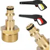 Image de Rosfix Adaptateur M22 Vers Raccord Rapide Lavor   Connexion en Laiton pour Nettoyeurs Haute Pression Lavor Série Home | Filetage Mâle M22x1, 5