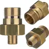 Image de Rosfix Adaptateur Laiton EasyLock TR22M 1/4M   Raccord Mâle 1/4" | Pour Nettoyeur Haute Pression | compatible avec Kärcher EASY!Lock