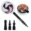 Image de Kit de brosse rotative pour nettoyeur haute pression   3 adaptateurs | Mécanisme rotatif à eau | Pour voiture, façade, jantes, vitres, meubles de jardin