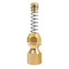 Image de Rosfix Buse de Pulvérisation 1/4"   Laiton, Jet 3D Rotatif | Tête à Ressort | Nettoyage de Canalisations, Drains, Toilettes, Égouts
