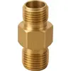Image de Rosfix Adaptateur en Laiton 1/4" Mâle Vers 1/4" Mâle   Détendeur Haute Pression pour Eau et Air | Pour Nettoyeurs Haute Pression